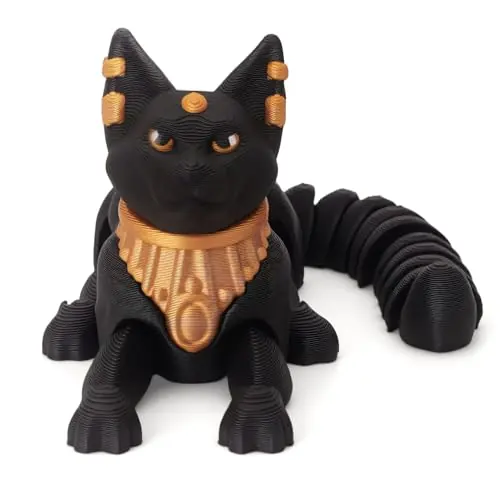 YIPINTANG articulated 3D printed Egyptian Mau Cat toy