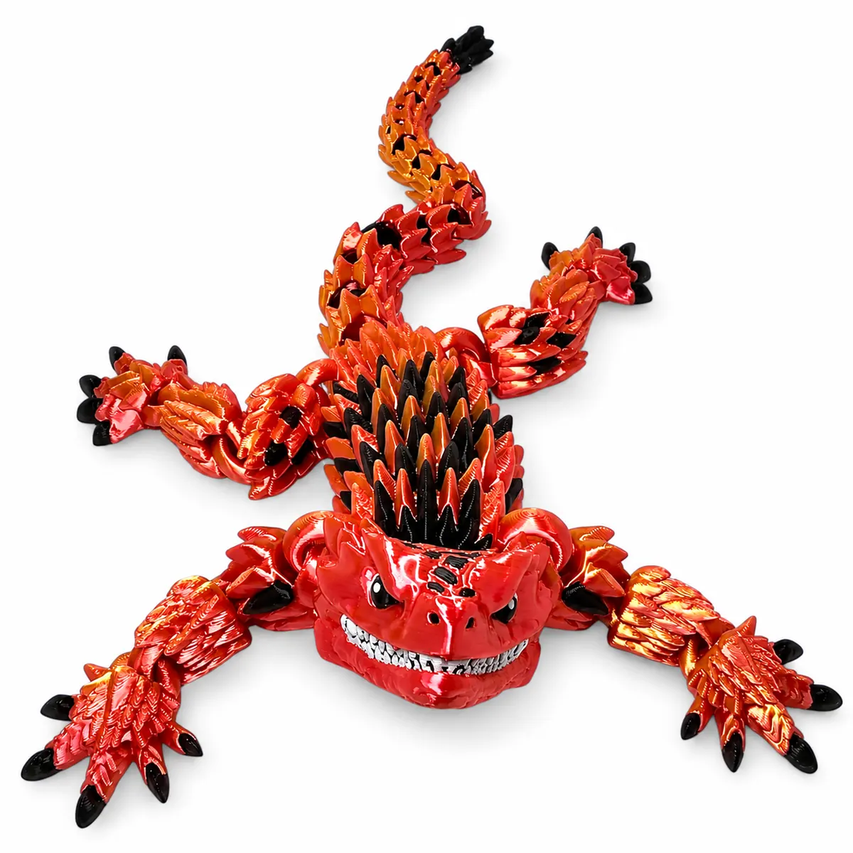 YIPINTANG articulated 3D printed Articulated Lizard — Red toy