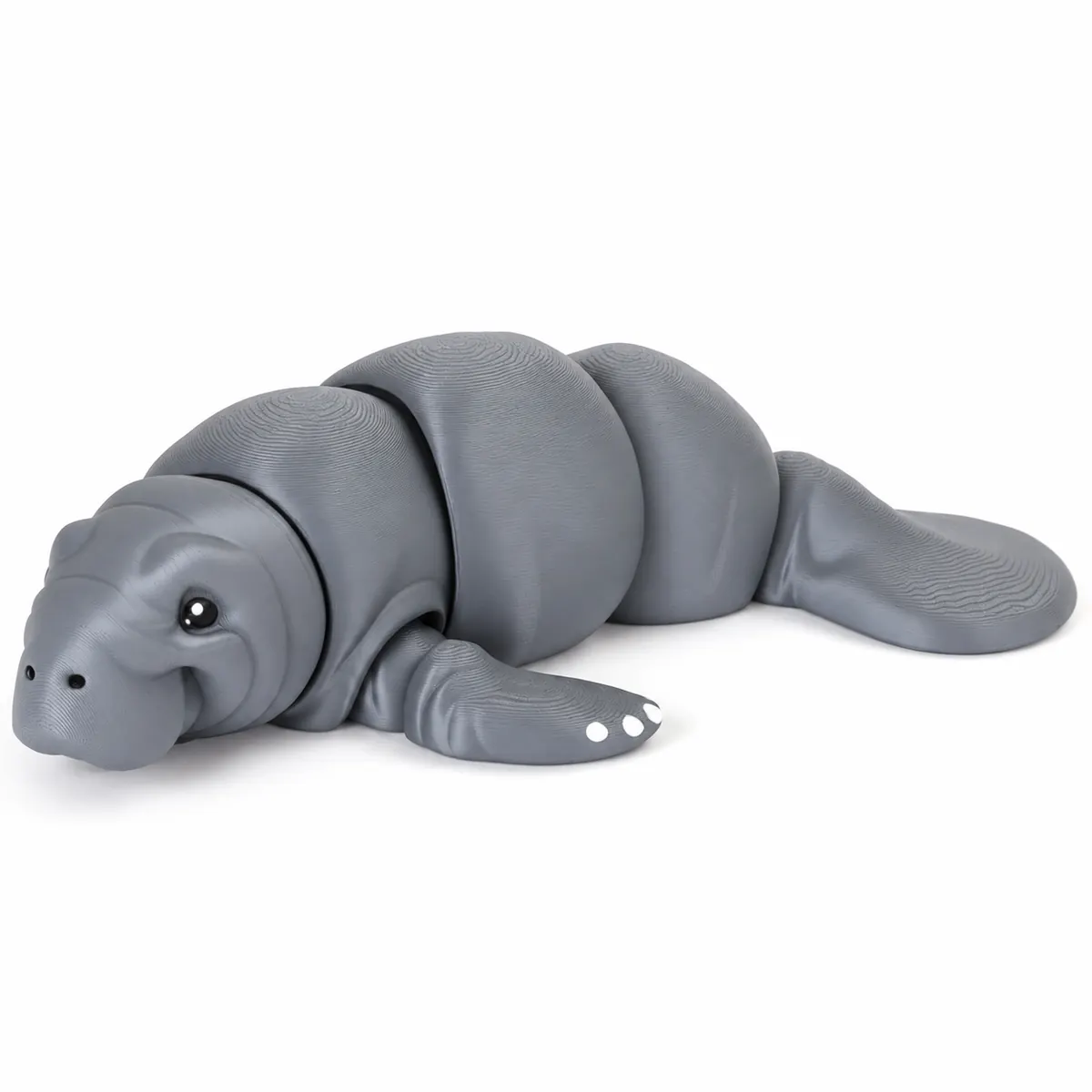 YIPINTANG articulated 3D printed Articulated Animal Figure — Gray, 6.7in toy