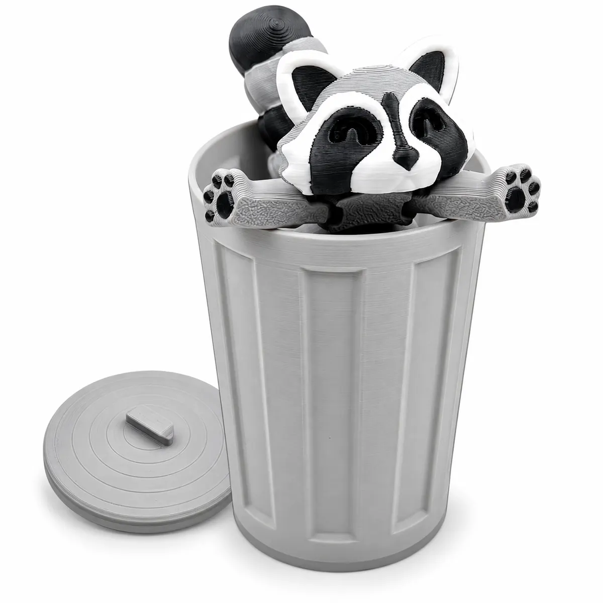 YIPINTANG articulated 3D printed Articulated Raccoon toy