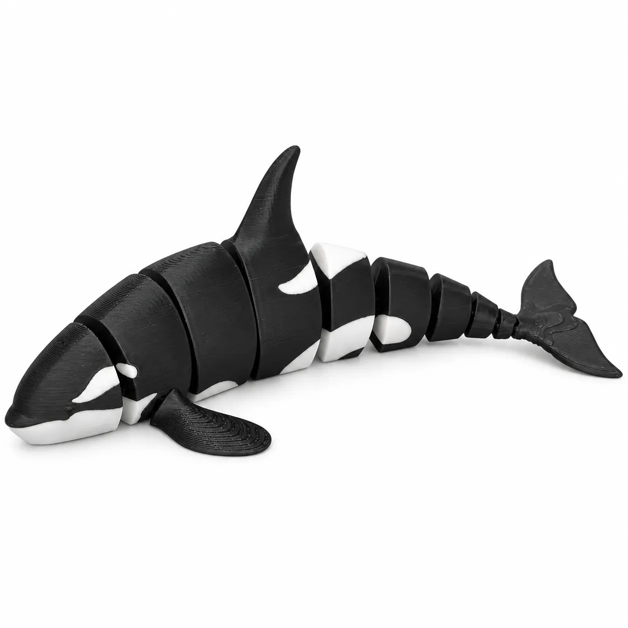YIPINTANG Articulated Orca articulated 3D printed toy — image 1