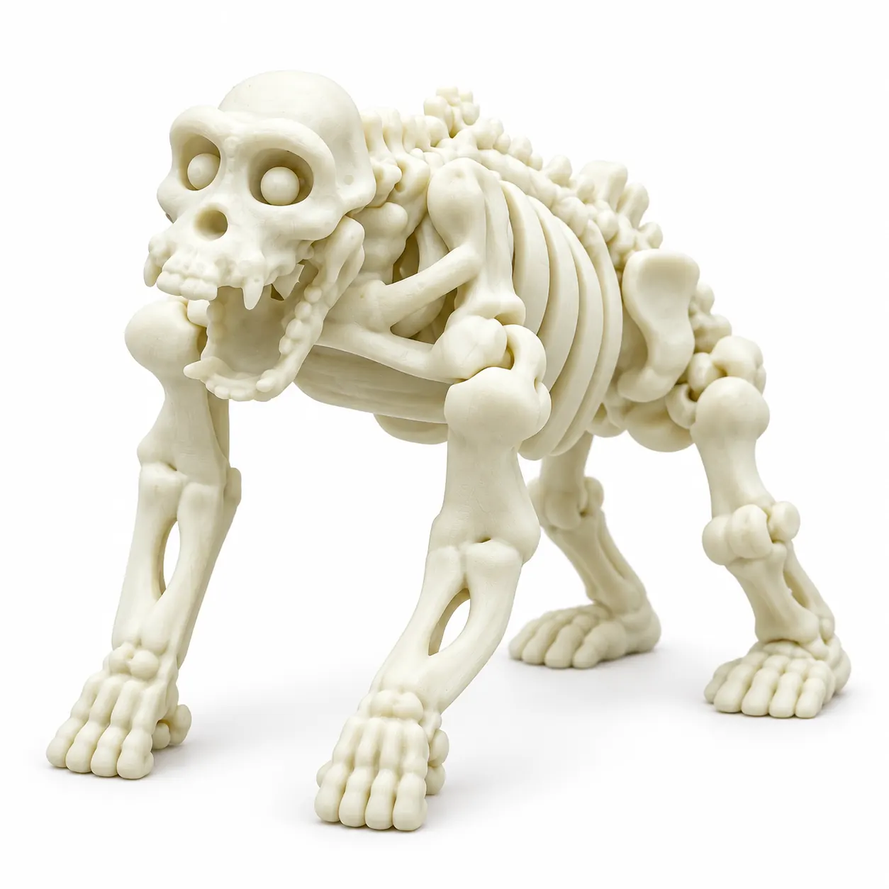 YIPINTANG Cat Skeleton Figure articulated 3D printed toy — image 1