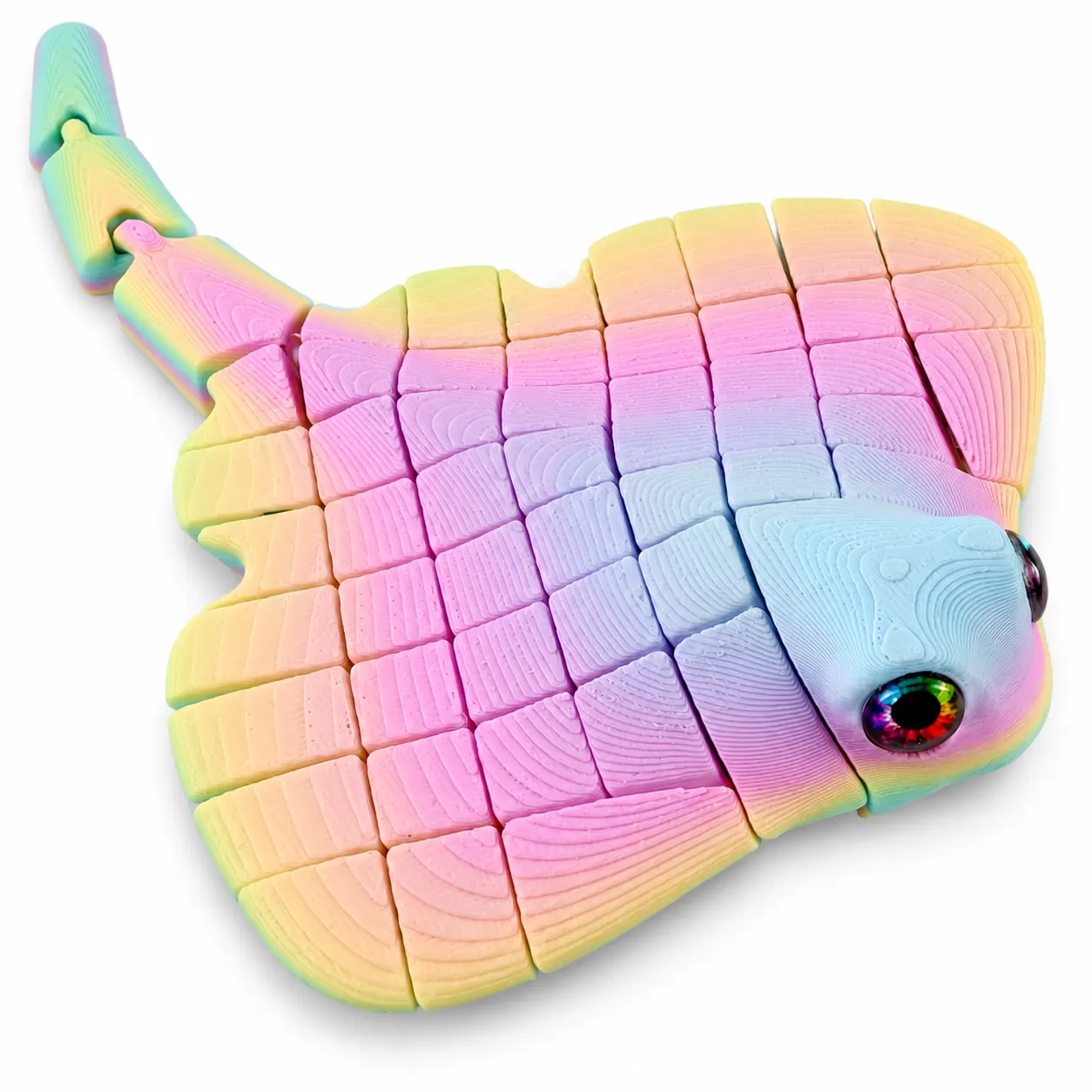 YIPINTANG Articulated Stingray — Multicolor articulated 3D printed toy — image 1