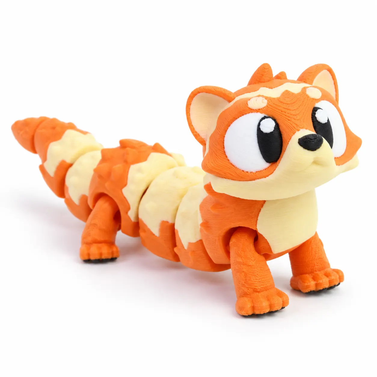 YIPINTANG Articulated Animal Figure — Orange, 5.5in articulated 3D printed toy — image 1