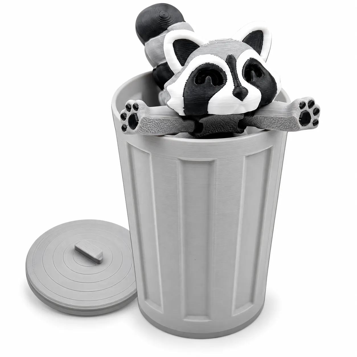 YIPINTANG Articulated Raccoon articulated 3D printed toy — image 1