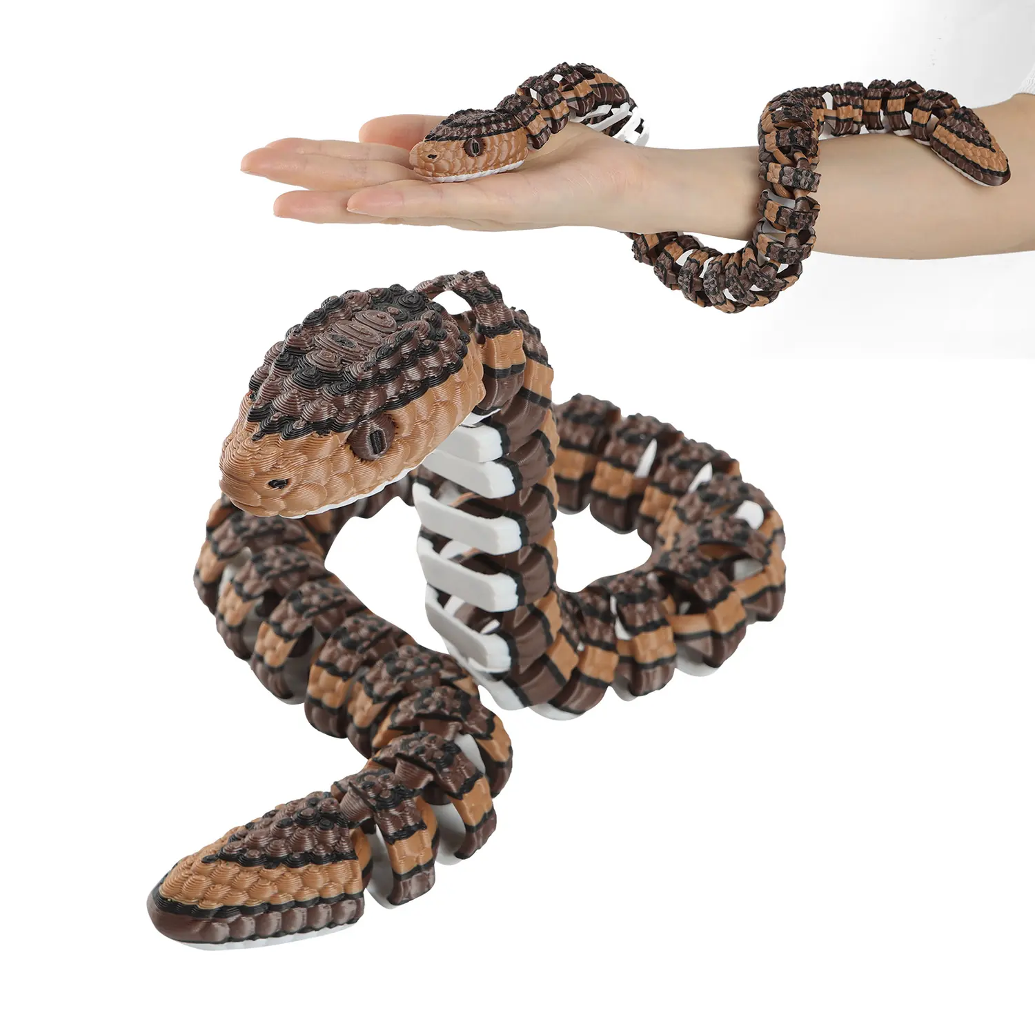 YIPINTANG Pit Viper articulated 3D printed toy — image 1