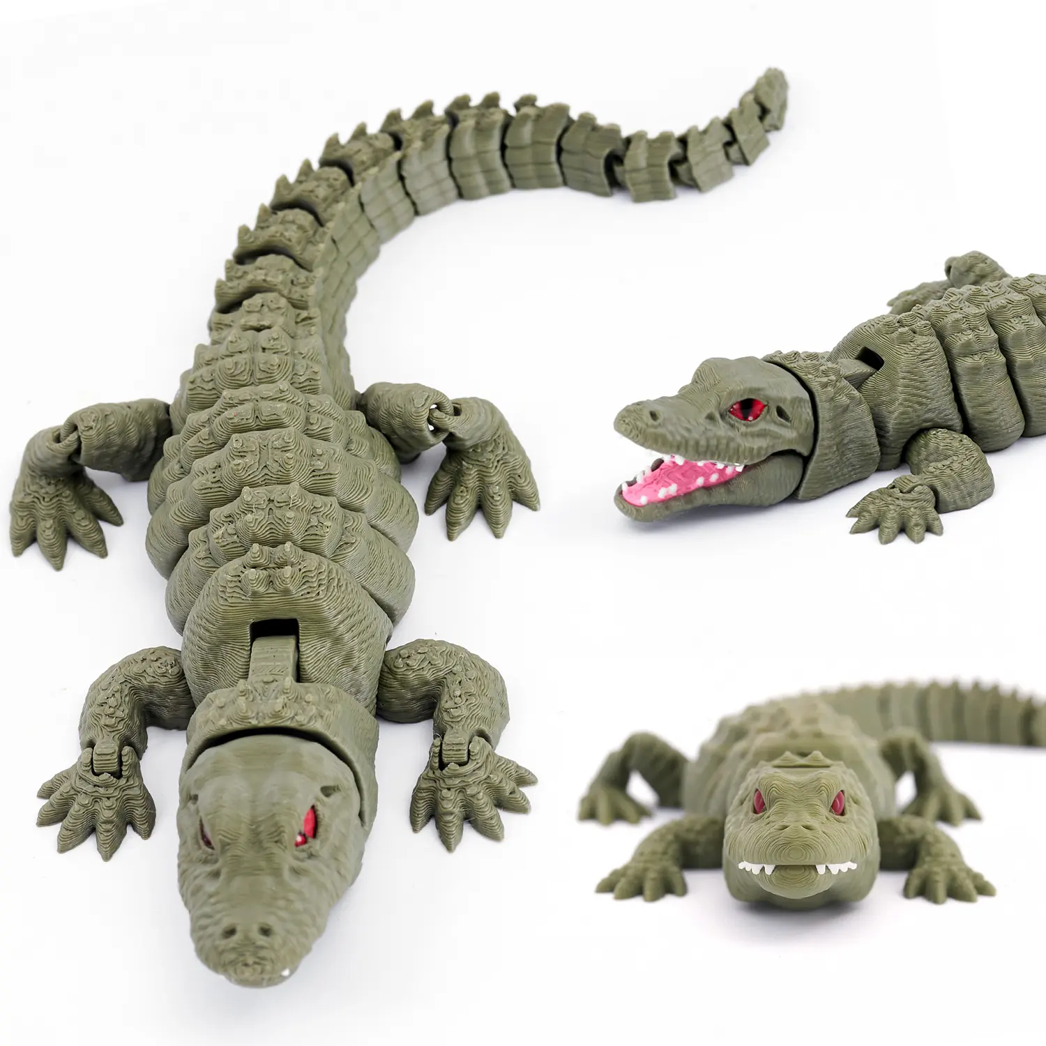 YIPINTANG Alligator articulated 3D printed toy — image 1