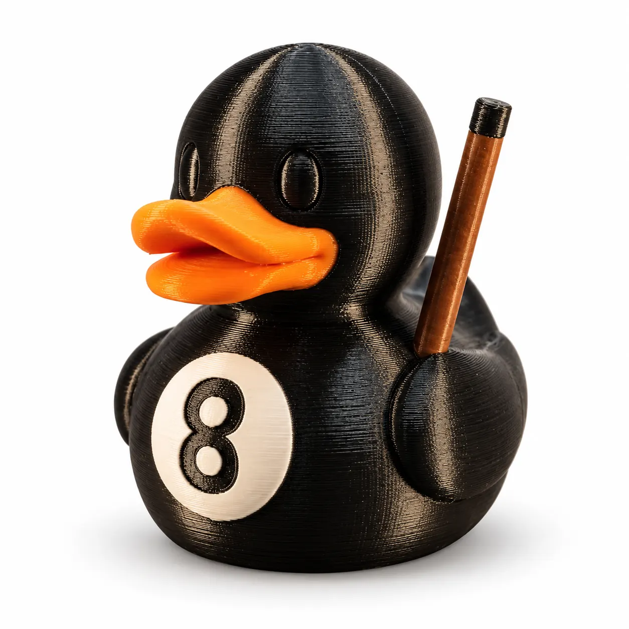YIPINTANG 3D Printed Duck — Black articulated 3D printed toy — image 1