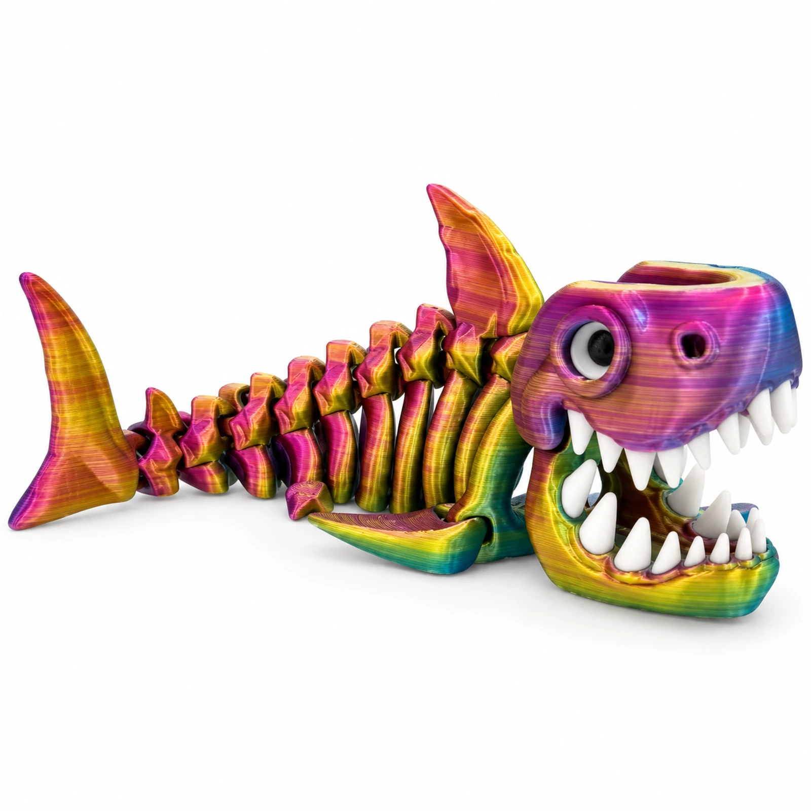 YIPINTANG articulated 3D printed Articulated Shark Skeleton toy