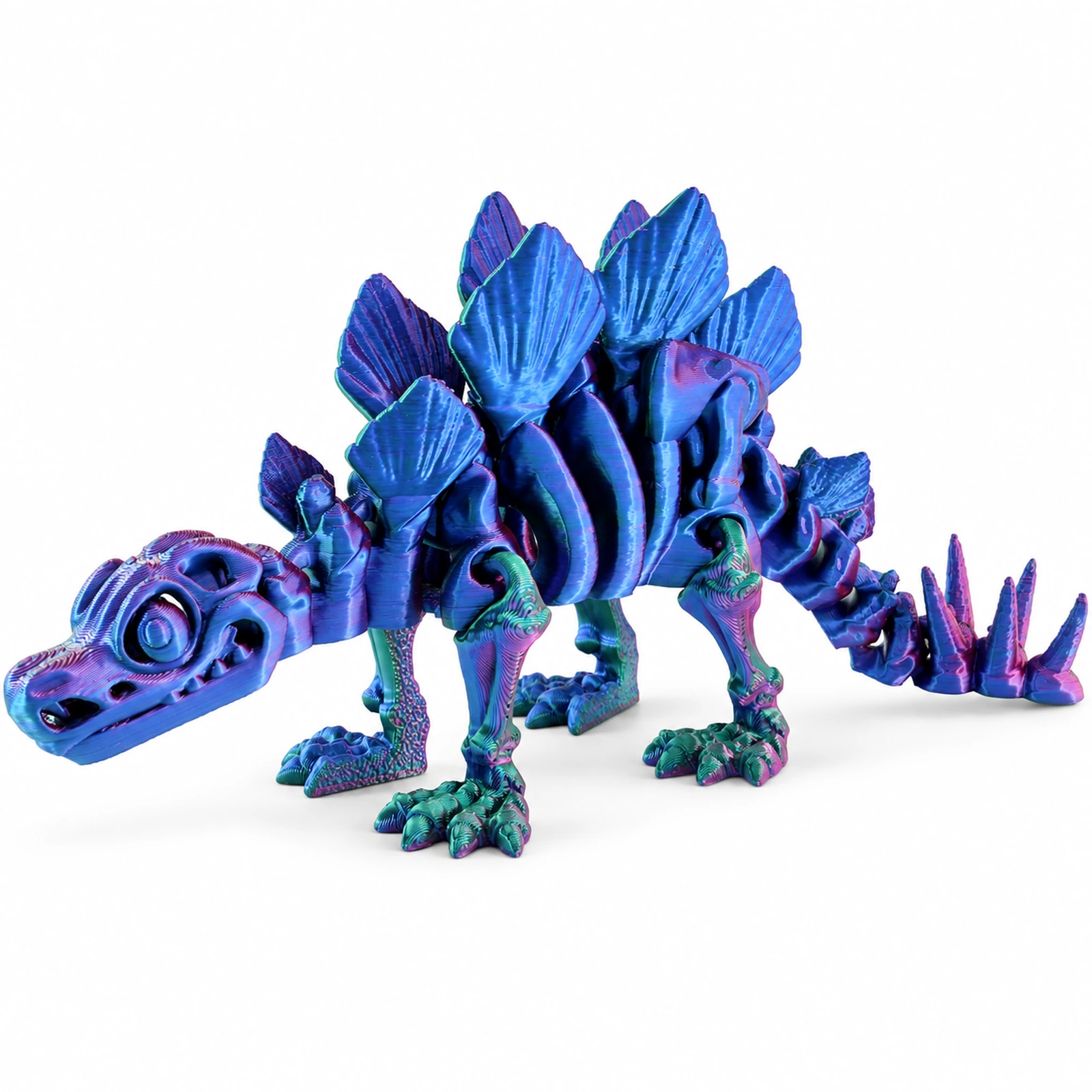 YIPINTANG articulated 3D printed Articulated Stegosaurus Skeleton toy
